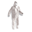 Armour Splash Proof Coveralls 60gsm, Disposable, Microporous, White Colour, Large Size, 20 Pack